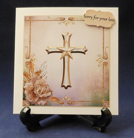 Christmas Cross Topper, Insert & Verse by Michelle Chivers