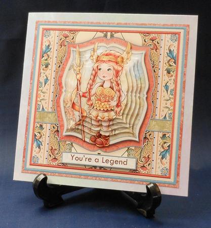 You're a Legend Card Topper & Pyramage by Michelle Chivers