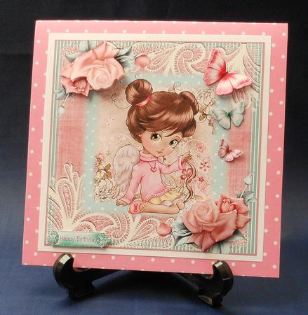The Little Fairy Card Topper by Michelle Chivers