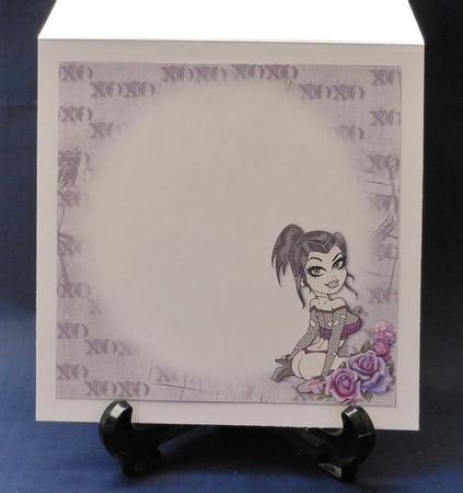Allura Von D Goth Rose -  Co-ordinating Insert 8x8 by Michelle Chivers
