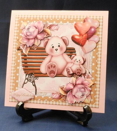 Birthday Girl Bear by Michelle Chivers