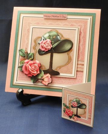 Vintage Hat and Roses Mini Kit by Michelle Chivers