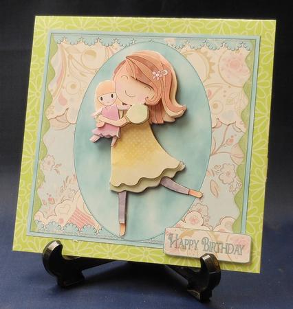 Playtime Girl and Her Doll Mini Kit by Michelle Chivers