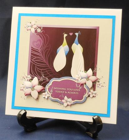 Wishing You Love Today and Always Card Front by Michelle Chivers