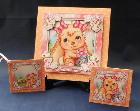 Cute Bunny Card Kit by Michelle Chivers