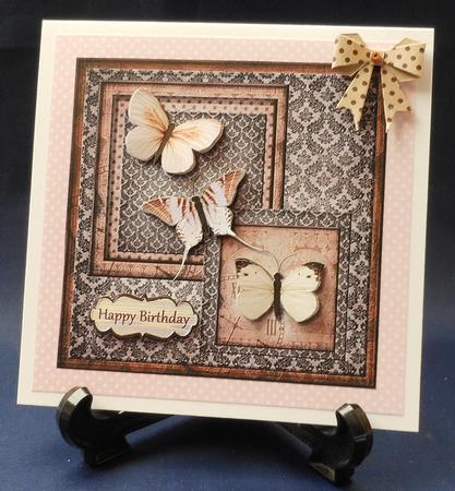 Vintage Butterflies Topper 2 by Michelle Chivers
