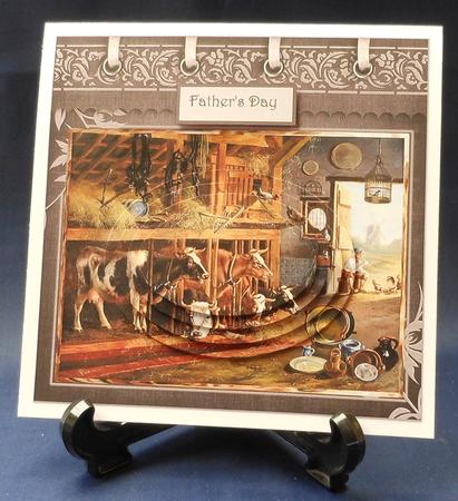 Barn Sale Card with Oval Layers by Michelle Chivers