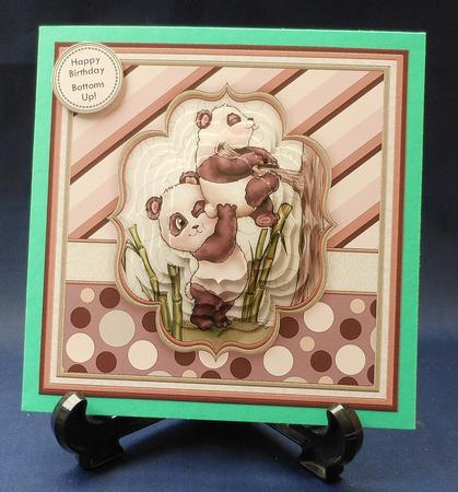 Bottoms Up 8x8 Humorous All Occasions Mini Kit by Michelle Chivers