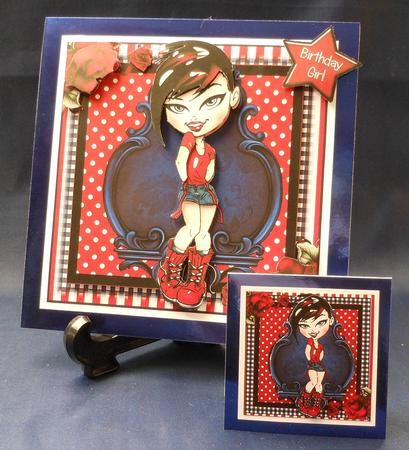 The Tomboy Card Front Kit by Michelle Chivers