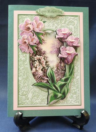 Beautiful Garden of Pink Shades of Summer Flowers by Michelle Chivers