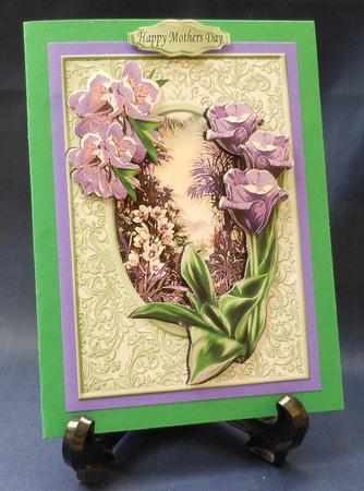Beautiful Garden of Purple Shades of Summer Flowers by Michelle Chivers