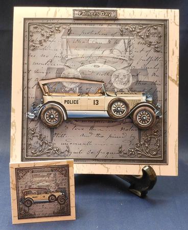 Vintage Police Car by Michelle Chivers