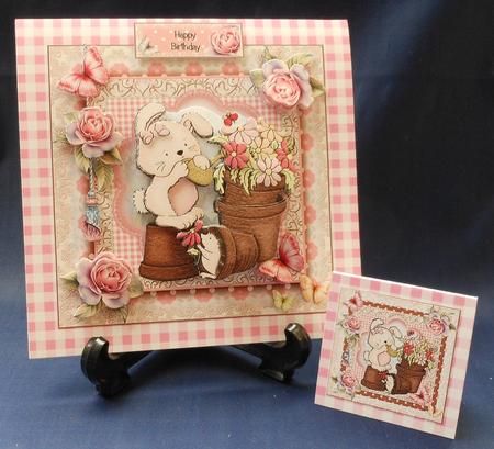 The Garden Helpers Card Front Kit by Michelle Chivers