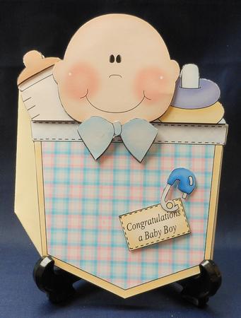 Pocket Baby Boy Shaped Mini Kit by Michelle Chivers