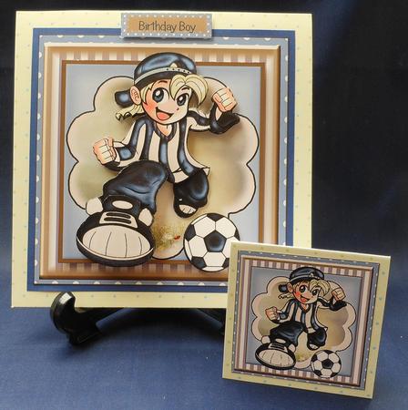 Football Crazy! Card Front Kit by Michelle Chivers