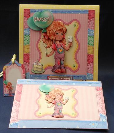 8x8 Sweet Birthday Girl Mini Kit by Michelle Chivers