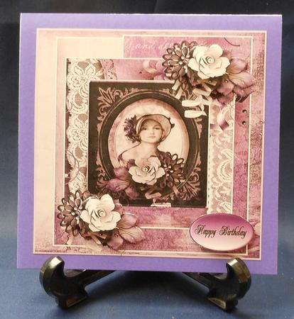 Vintage Lady Card by Michelle Chivers
