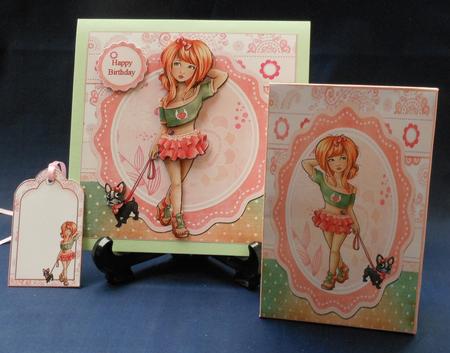 8x8 a Summer Walk Mini Kit by Michelle Chivers