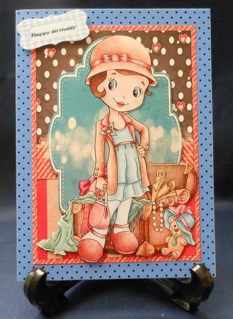 Sweet 1920's Lady Quick Card by Michelle Chivers