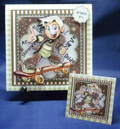 Radical Boarder Card Front Kit by Michelle Chivers