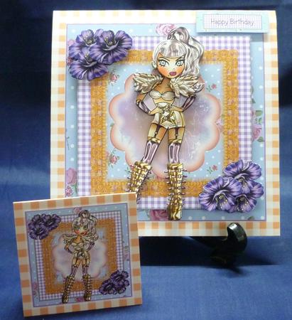 Gorgeous Riot Rachel Card Front Kit by Michelle Chivers