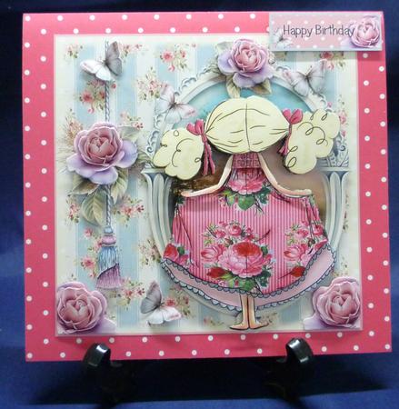 Gabby Bare Foot in the Park Card Front Kit by Michelle Chivers
