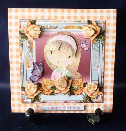 Mini Kit- Sweet Girlie Birthday Topper #5 by Michelle Chivers