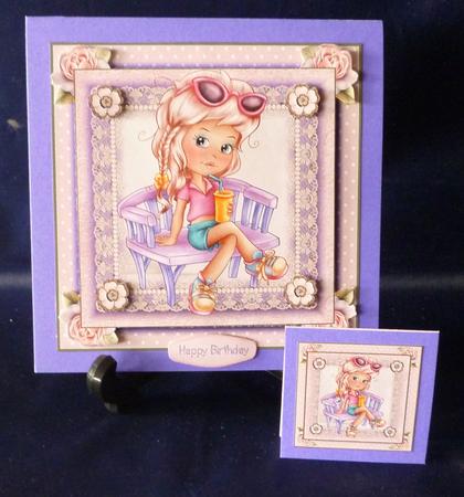 Sweet Lemonade Card Front Kit by Michelle Chivers