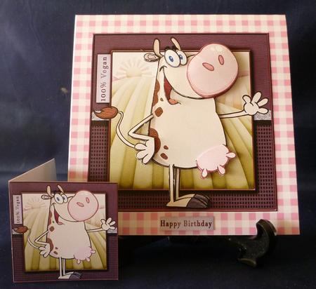 Cardtopper with Inlet 100% Vegan 245 by Michelle Chivers