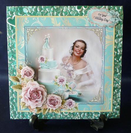 Wedding Cake Celebration 8x8 by Michelle Chivers
