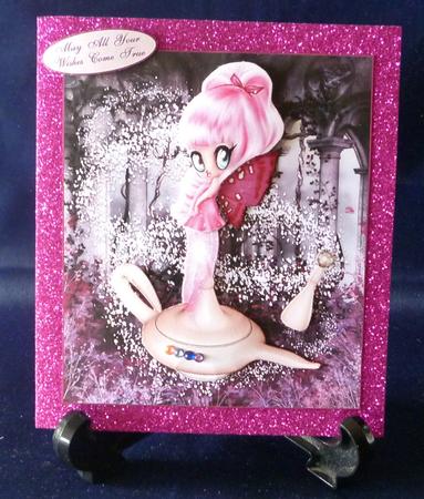 Make a Wish Genie Topper with Decoupage by Michelle Chivers