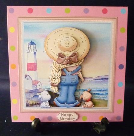 Daydream Izzy 8x8 Birthday Mini Kit & Decoupage by Michelle Chivers