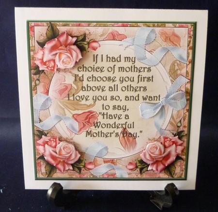 Mothers Day - Roses and Ribbons by Michelle Chivers
