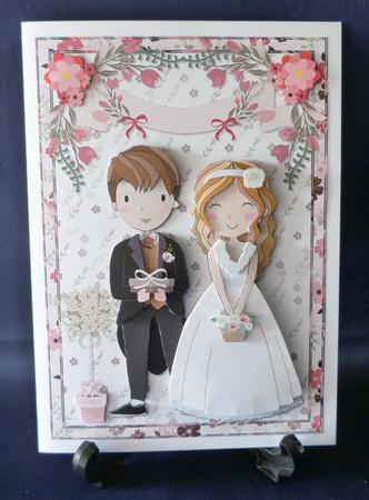 Little Flower Bride and Groom Mini Kit by Michelle Chivers