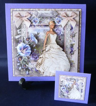 Beautiful Bride Card Front Kit by Michelle Chivers
