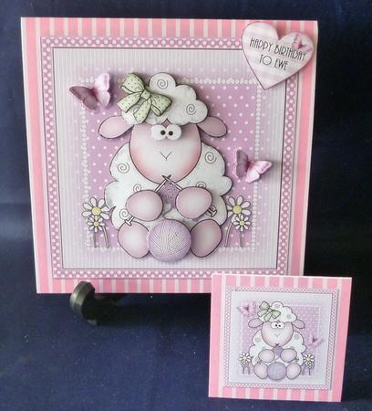 Knitting Sheep Mini Kit by Michelle Chivers