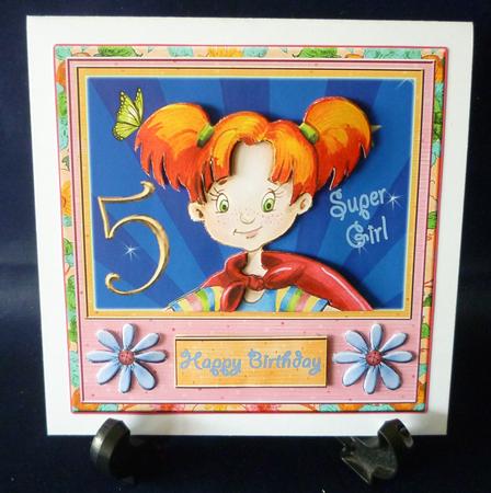 Mini Kit - Sweet Super Girl 5th Birthday by Michelle Chivers