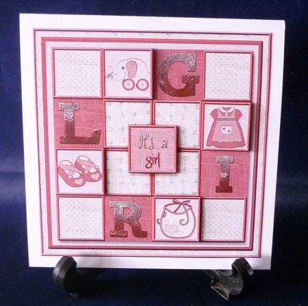 Cardtopper It' S a Girl 328 by Michelle Chivers