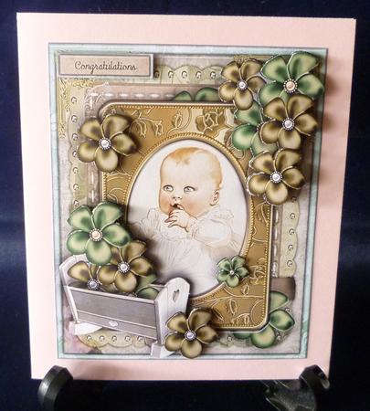 Vintage Baby Card by Michelle Chivers