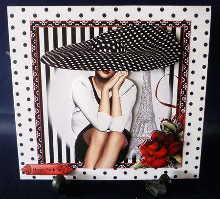 Paris with Love Card Front Kit by Michelle Chivers