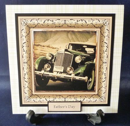 Classic Car Card Toppers and Sentiment Tags by Michelle Chivers