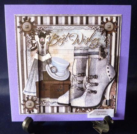 Steampunk Wishes Card Topper 2 by Michelle Chivers