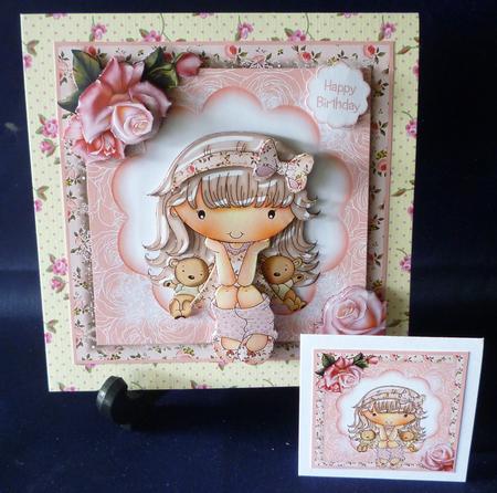 Pennies Little Bears Card Front Kit by Michelle Chivers