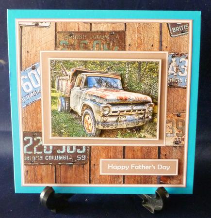Number Plates - Ford Dump Truck by Michelle Chivers