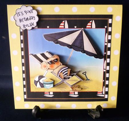 Summer Siun Mouse Card Front Kit by Michelle Chivers