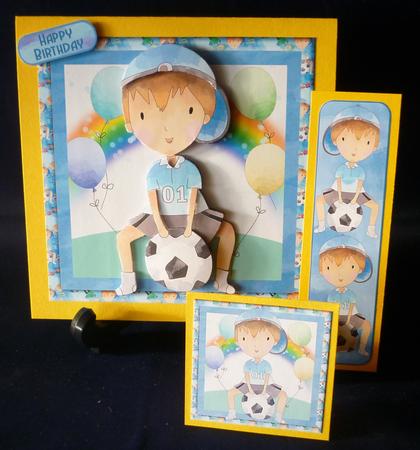 Football Star Watercolor, Mini Card Kit by Michelle Chivers