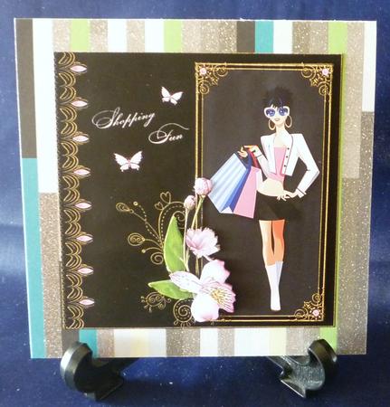 Shopping Fun 6x6 by Michelle Chivers