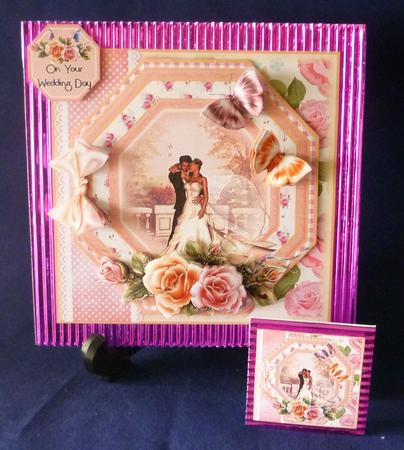 The Bride and Groom Card Front Kit by Michelle Chivers