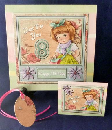 Mini Kit - Sweet Little Girl- 8yrs #4 by Michelle Chivers