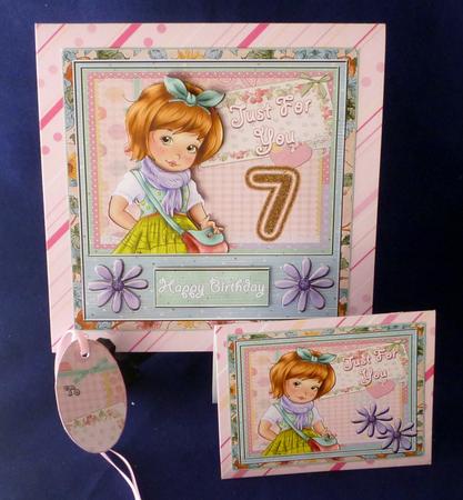 Mini Kit - Sweet Little Girl- 7yrs #3 by Michelle Chivers